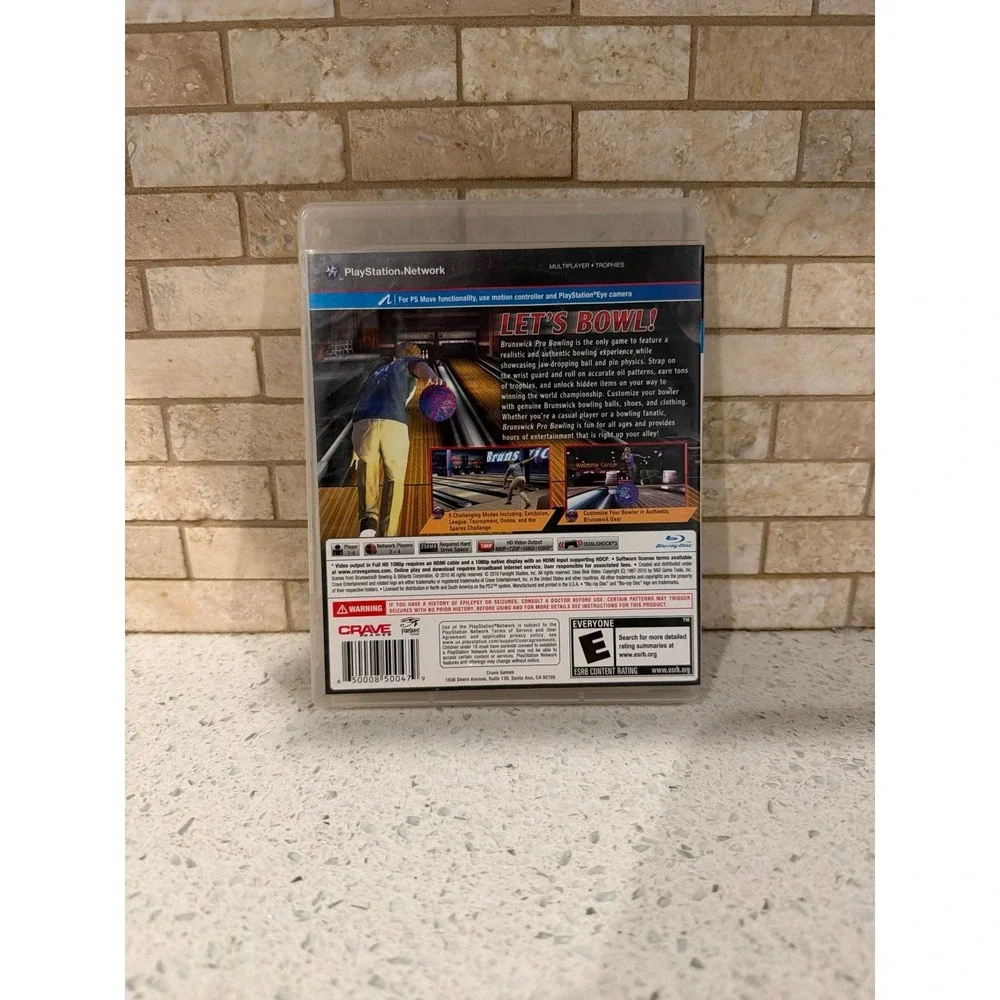 Brunswick Pro Bowling‎ Game PlayStation 3 CIB Tested